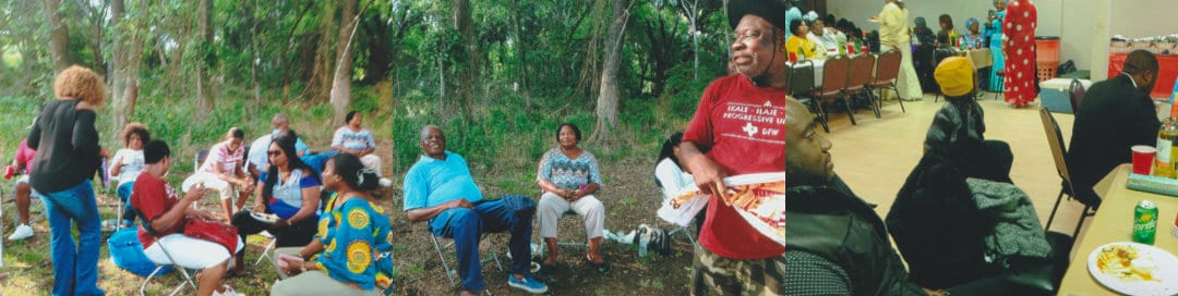 people having a picnic